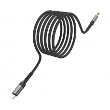 Кабель Borofone BL15 DC3.5 (тато) => Lighting (тато), круглий, 1м, Gray, Box