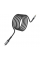 Кабель Borofone BL15 DC3.5 (тато) => Lighting (тато), круглий, 1м, Gray, Box
