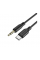 Кабель Borofone BL18 Jack 3.5mm(M) =>Type-C(M), 1м, Black, Box