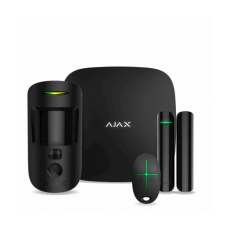 Комплект беспроводной сигнализации Ajax StarterKit Cam Plus (HDR) black ( Hub 2 Plus / MotionCam(HDR) / DoorProtect / SpaceControl )
