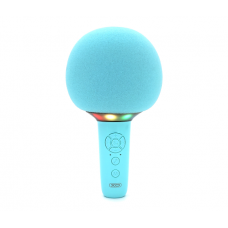 Микрофон беспроводной XO-BE50, RGB Led, Blue, BOX