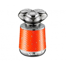 Електробритва VGR V-391 ORANGE, 3 насадки, IPX7, LED display, Box