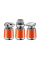 Електробритва VGR V-391 ORANGE, 3 насадки, IPX7, LED display, Box