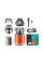 Електробритва VGR V-391 ORANGE, 3 насадки, IPX7, LED display, Box