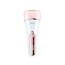 Епілятор VGR 6 в 1 V-733 PINK, 12 насадок, IPX7, LED display, Box
