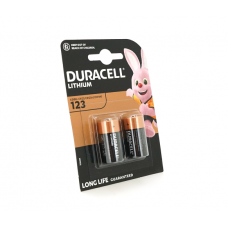 Батарейка DURACELL DL 123, 2 шт в блистере, цена за блистер