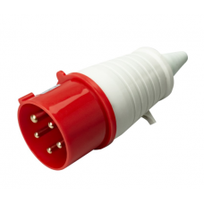 Вилка кабельная HOROZ SF-025, 5 контактов, 3Р+N+E, 32А, 380V, IP44