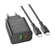 Набір BOROFONE BA88A СЗУ USB+Type-C+ кабель Type-C, PD20W+