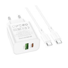 Набір BOROFONE BA88A СЗУ USB+Type-C+ кабель Type-C, PD20W+