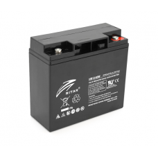Аккумуляторная батарея AGM RITAR HR12-60W, Black Case, 12V 17.0Ah ( 181 х 77 х 167 (167 ) 4.80 kg