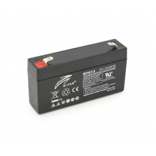 Аккумуляторная батарея AGM RITAR RT613, Black Case, 6V 1.3Ah ( 97х24х 52 (58) ), 0.305 kg
