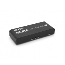 Активный HDMI сплитер 1=>2 порта, 4K, 2K, 3D, 1080Р, 1,4 версия, DC5V / 2A, Metal, Box