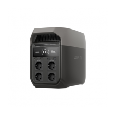 Портативная зарядная станция EcoFlow DELTA 3 (емкость 1024 Вт·ч), 3000 циклов, мощность 1800 Вт (пиковая 3600 Вт), 398*200*284 мм, вес 13кг.