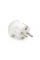 Вилка VIKO Євро кутова із заземленням. 16А 260V, White. ПВХ