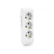 Колодка VIKO Multi-Let 3 гнізда, із заземленням, біла