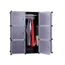 Шкаф пластиковый Storage Cabinet MP-39-61, 110x110x37 см, Black, Box