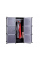 Шкаф пластиковый Storage Cabinet MP-39-61, 110x110x37 см, Black, Box