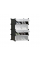 Шкаф для обуви пластиковый MPA1-4, 39х37х76см, Black, Box