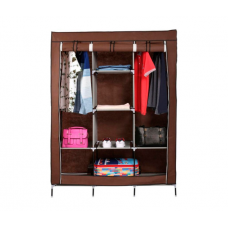 Тканевый шкаф для вещей YT41593, 130х45х175см, Red Wine, Box