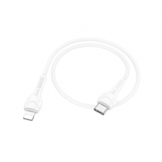 Кабель Hoco X37, Type-C-Lighting, 27W, White, длина 0.5м, BOX