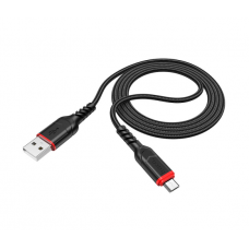 Кабель Hoco X59, Micro-USB, 2.4A, Black, длина 1м, BOX
