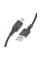 Кабель Hoco X101 Silicone, Micro-C-USB, 2,4А, довжина 1м, Black, BOX