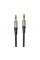 Кабель HOCO UPA26 DC3.5 папа-папа 1.0м, круглый в оплетке, Black, Box