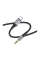 Кабель HOCO UPA26 DC3.5 (тато) => Type-C (тато), круглий в обплетенні, 1м, Black, Box