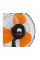 Вентилятор напольный YT41905, 16″, 100W, цена за ящик (2шт), 3 режима, 220V, Black / Orange, Box