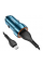 Набір АЗУ 12-24V HOCO Z46+ кабель Micro, 1xUSB, 18W, кабель 1м, Blue, Box