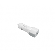 АЗУ 12-24V HOCO Z23, 2xUSB, 12W, White, Box