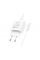 Набір СЗУ 110-240V HOCO C76A Pro+ Lighting кабель, USB-C, PD30W, кабель 1м, White, Box