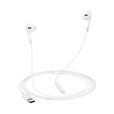 Наушники проводные HOCO M109, разъем Type-C, 1.2m, White, Box