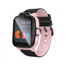 Детские смарт часы Hoco Y104, 4G, GPS, Wi-Fi, HD камера, 1.69" HD-дисплей, звонки, видеозвонки, голосовые сообщения, Pink, Box