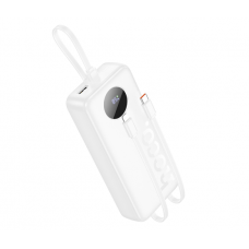Power Bank HOCO J132A 20000mAh, 2USB+Type-C, 22.5W+PD20W, White, 0.49kg