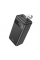 Power Bank HOCO J86B 60000mAh, 4USB+2Type-C+Lighting+micro, 22.5W+PD20W, фонарик, Black, 1.33kg