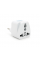 Перехідник на євророзетку TEFAL IT White, 2pin, 250V, 10A, в упаковці 20 штук, ціна за штуку