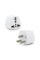 Перехідник на євророзетку TEFAL AU White, 3pin, 250V, 10A, в упаковці 20 штук, ціна за штуку