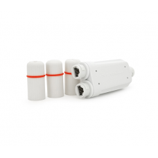 POE удлинитель-делитель RITAR 1 / 2 IP67 ( 1 Вх -2 Вых, 100Mpbs POE ) 44-57V- 24W, водонепроницаемый, White