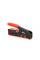 Інструмент HT-718 для обтискання, RJ-45 (8P8C) та RJ-12 (6P6C), 6P / 8P + обрізка наскрізних конекторів зачищення зовнішньої ізоляції кабелю