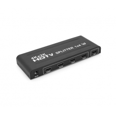 Активный HDMI сплитер 1=>4 порта, 3D, 1080Р, 4Kx2K, 1,4 версия, DC5V / 2A