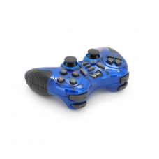 Геймпад беспроводной 7 в 1 для PC / PS1 / PS2 / PS3 / PC360 / TV / TV BOX / Android / Win10, питание от 2*ААА(нет в помплекте), Blue, Blister