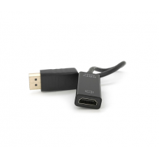 Конвертер Display Port (папа) на HDMI(мама) 30cm, Black, 4K / 2K, Пакет