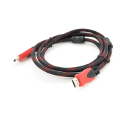 Кабеля HDMI 1.4V в оплетке RED/BLACK с фильтром
