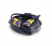 Кабель VGA фиолетовый premium 1080Р Full HD (3+4)