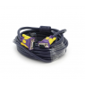 Кабель VGA фиолетовый premium 1080Р Full HD (3+4)