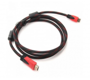 Кабеля HDMI 1.4V в оплетке RED/BLACK с фильтром