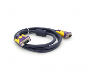 Кабель VGA фиолетовый premium 1080Р Full HD (3+9)