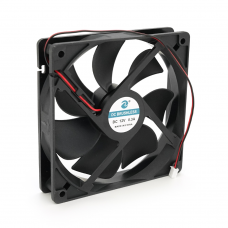 Кулер корпусный Merlion EZF 12025, 120x120x25mm, RPM 1100±10%, 12V / 0.3A, 2-pin, Black, OEM