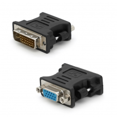 Переходник VGA(мама) / DVI-I 24+5 (папа) Black